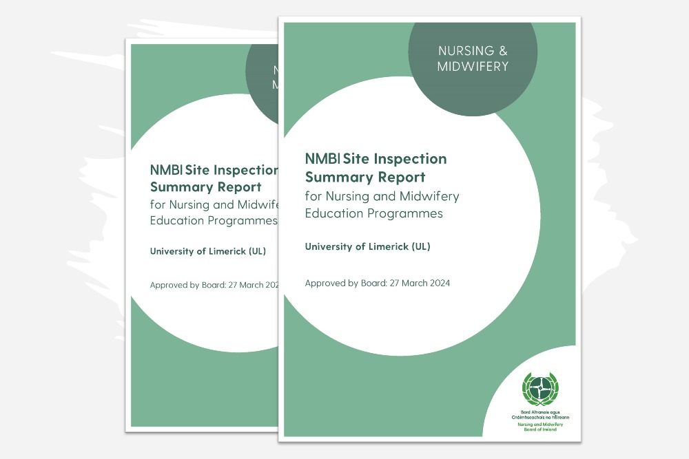 Site inspection summary report for University of Limerick (UL)