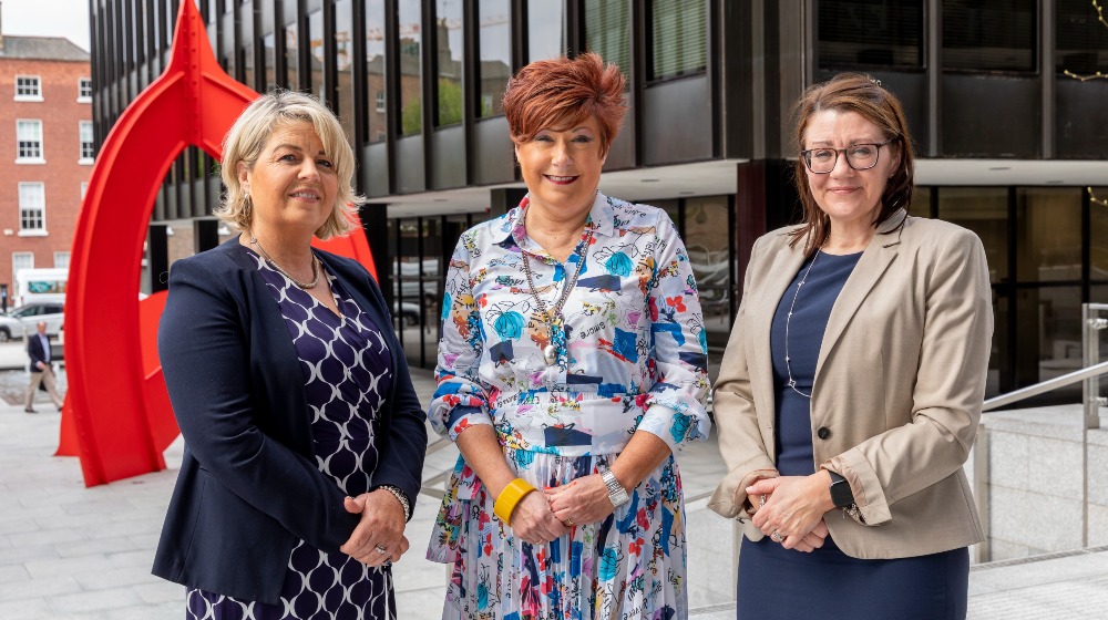 Dr Louise Kavanagh McBride, Sheila McClelland and Rachel Kenna