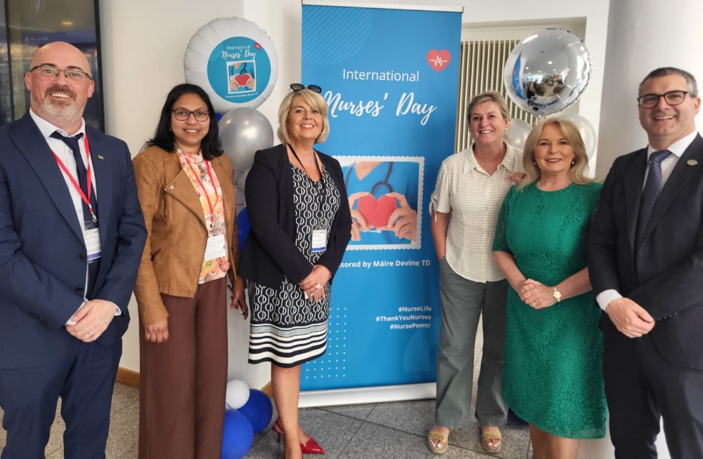 Our President Attends Leinster House to Mark International Nurses Day