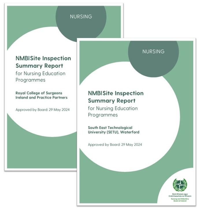 Site Inspection Reports for SETU and RCSI