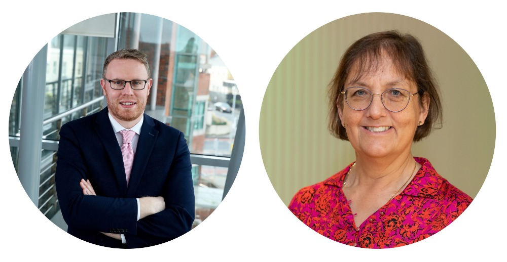 Dr Ray Healy and Christine Hughes