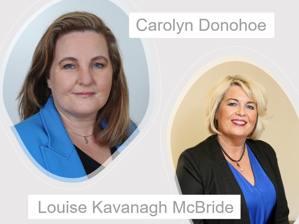 Carolyn Donohoe and Dr Louise Kavanagh McBride 