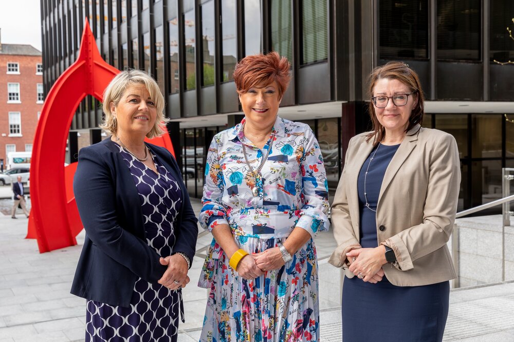 Dr Louise Kavanagh McBride, Sheila McClelland and Rachel Kenna