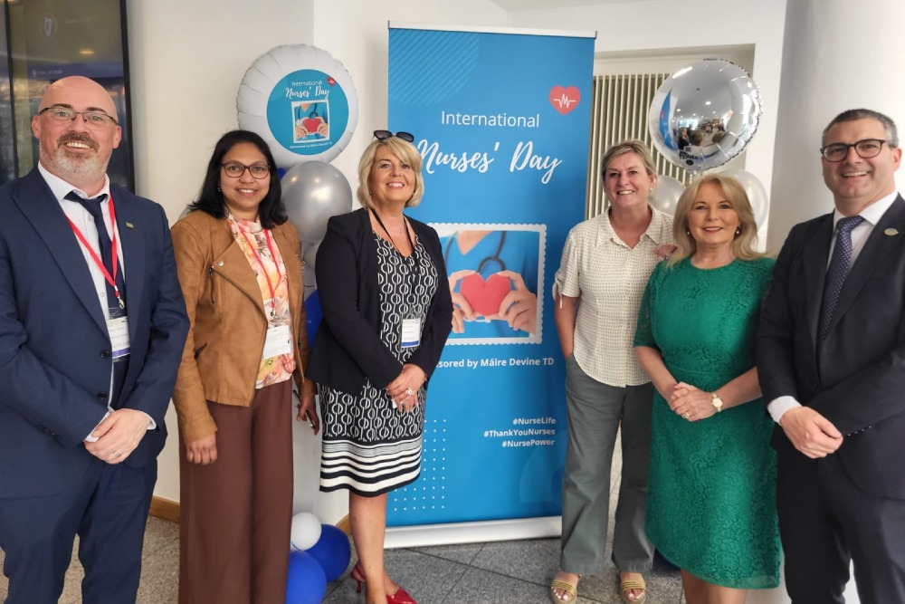 Our President Attends Leinster House to Mark International Nurses Day
