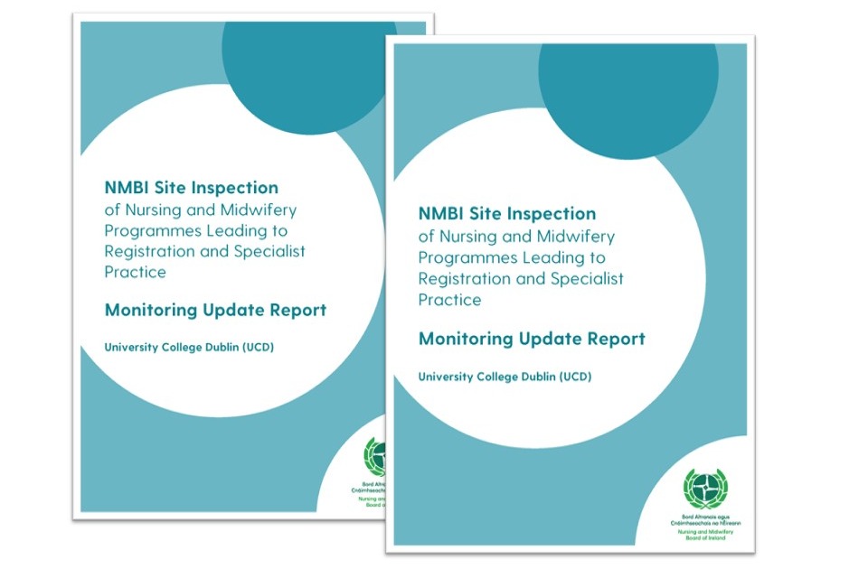 UCD Site Inspection Monitoring Update Report